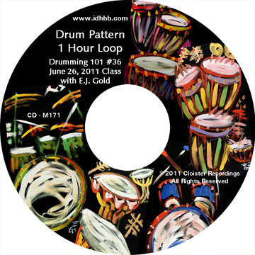 Drumming Loop CD for Class 36, Drumming 101