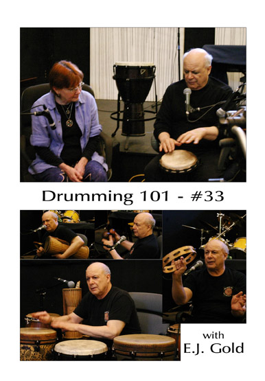 Drumming 101 with E.J. Gold, Class No. 33 on DVD